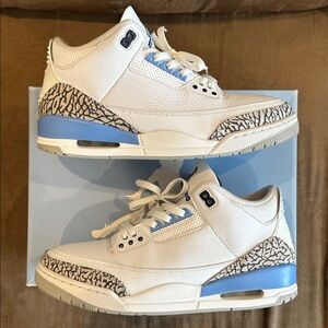 Jordan 3 Retro “UNC” size 12